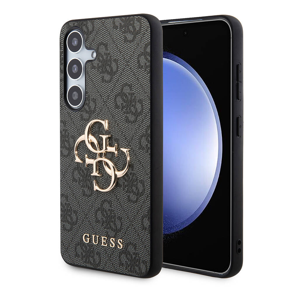 Guess Galaxy S24 Orjinal Lisanslı PU Deri Yazı ve 4G Metal Logolu Desenli Kılıf Guess Galaxy S24 Orjinal Lisanslı PU Deri Yazı ve 4G Metal Logolu Desenli Kılıf